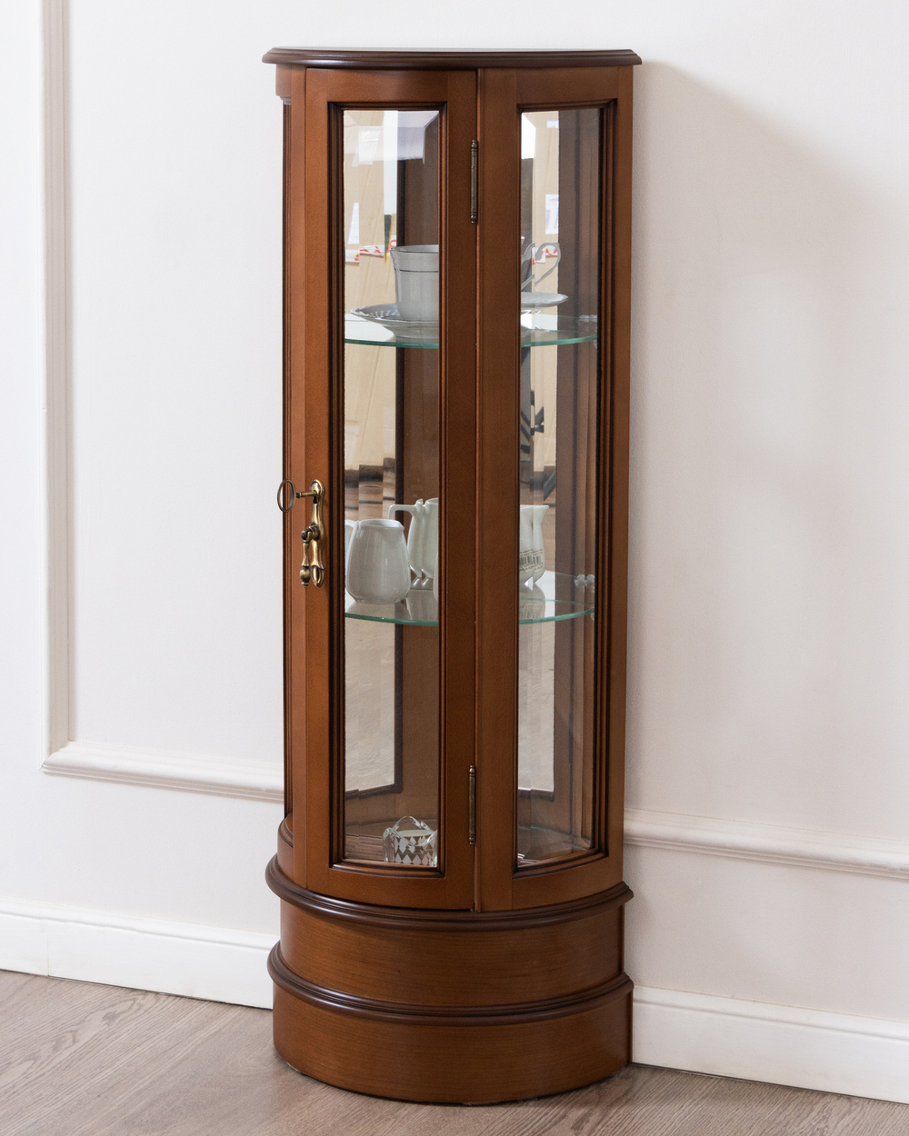 Витрина низкая 5 Nogal Claro IDC