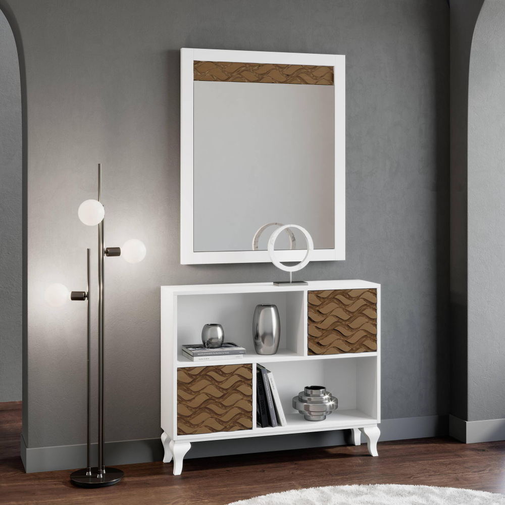 Зеркало Nora 3013.4 Blanco/Cedro Disemobel