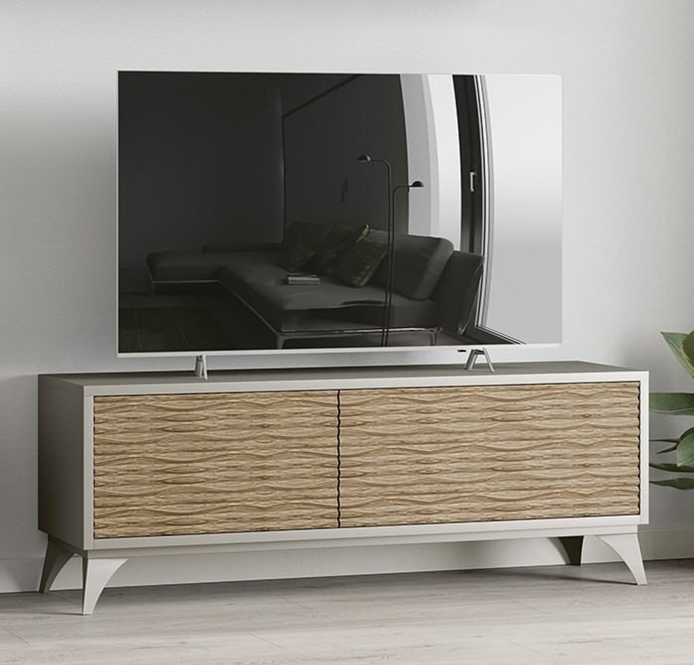 Тумба ТВ Nora 3019.5 Platino/Tilo Disemobel