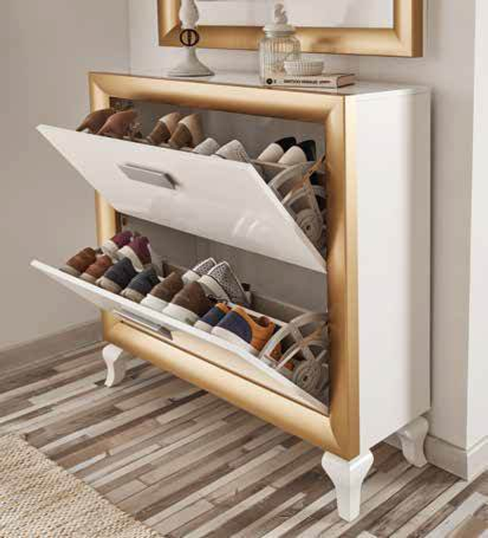 Обувница Cloe 2014 Capuccino/Oro-10 Disemobel