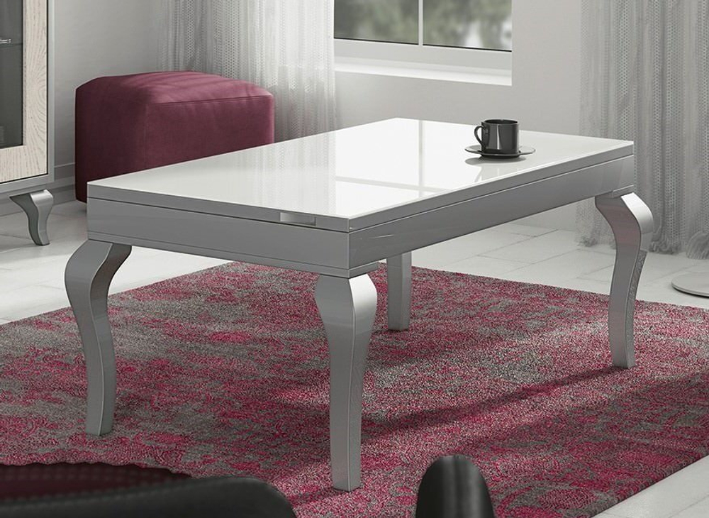 Журнальный стол Nora 2092 Plata/Blanco Disemobel