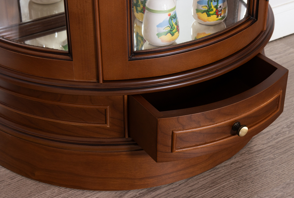 Витрина низкая 10 Nogal Claro IDC