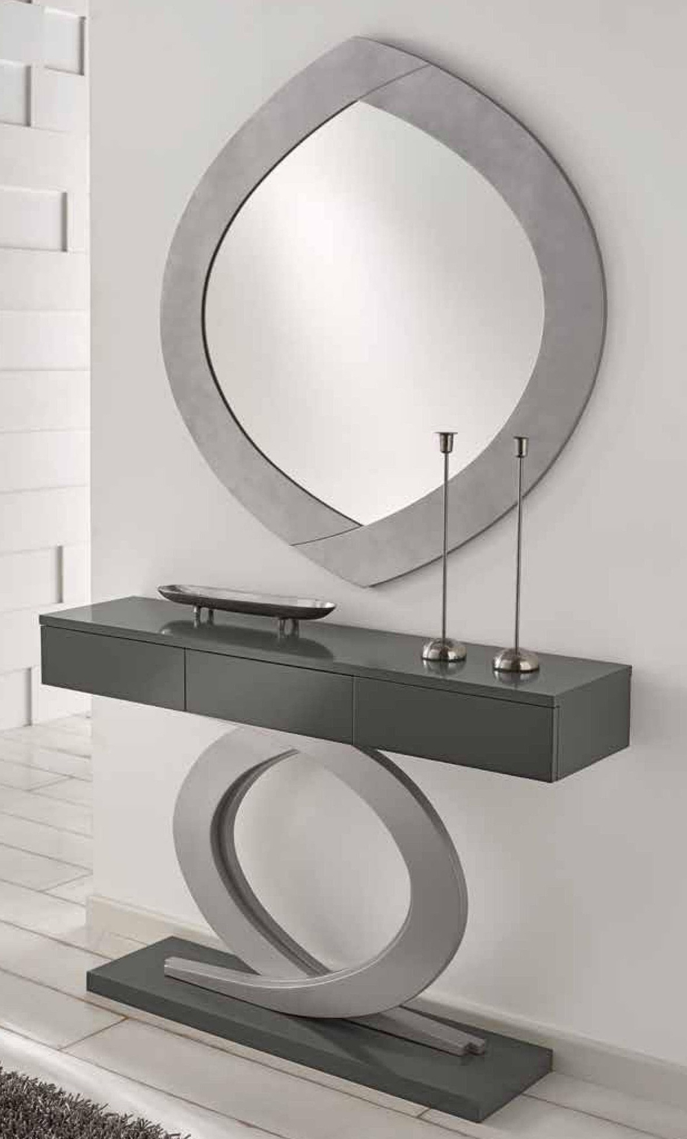 Консоль Cloe 660 Grafito/Plata Disemobel