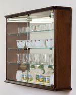 Витрина настенная 145 Nogal Claro IDC