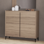 Комод на ножках Line 100 Roble/Antracita Koala Beds
