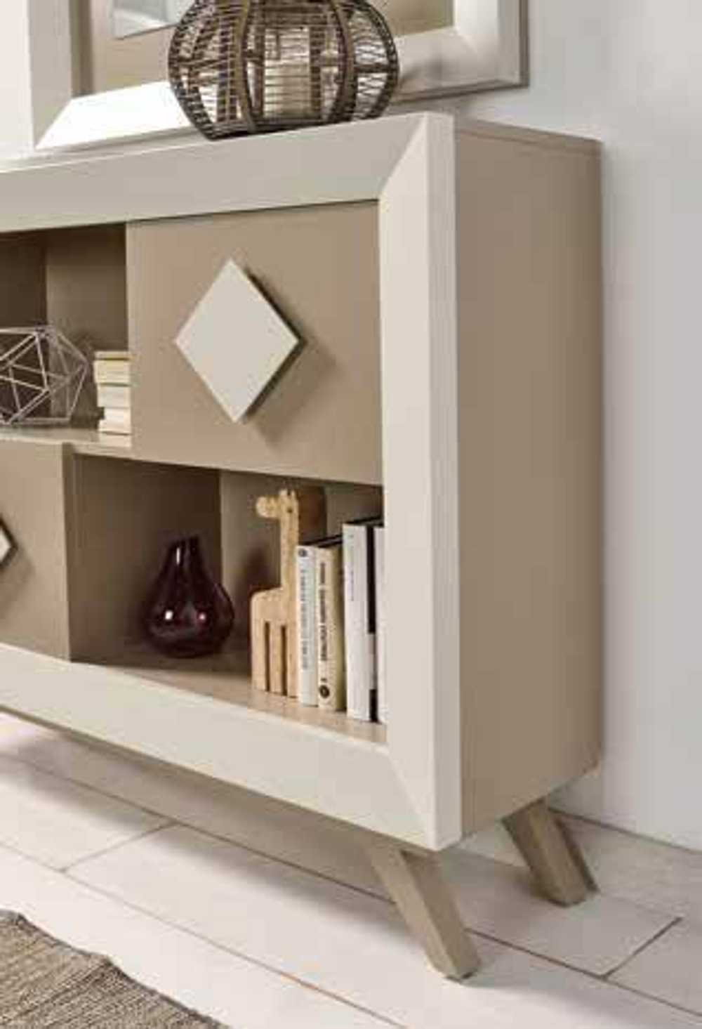 Узкая тумба Cloe 2038 Plata-10 Disemobel