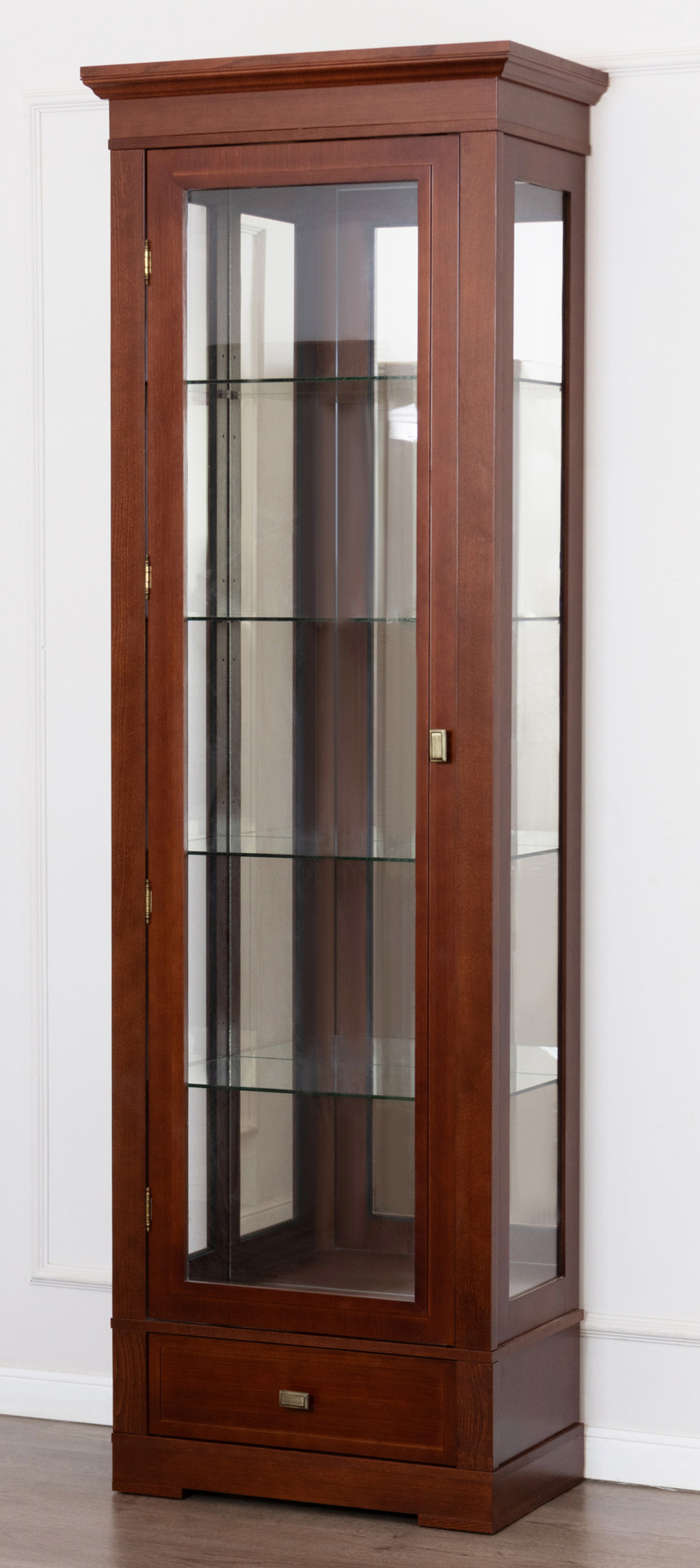 Витрина 2002 Орех Валенсия Левая