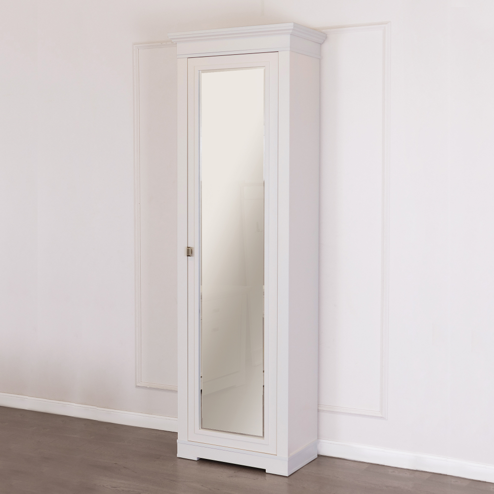 Шкаф в прихожую 2011 Слоновая кость Валенсия Правый