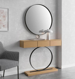 Зеркало в раме Kendra 4025 Negro mate Disemobel