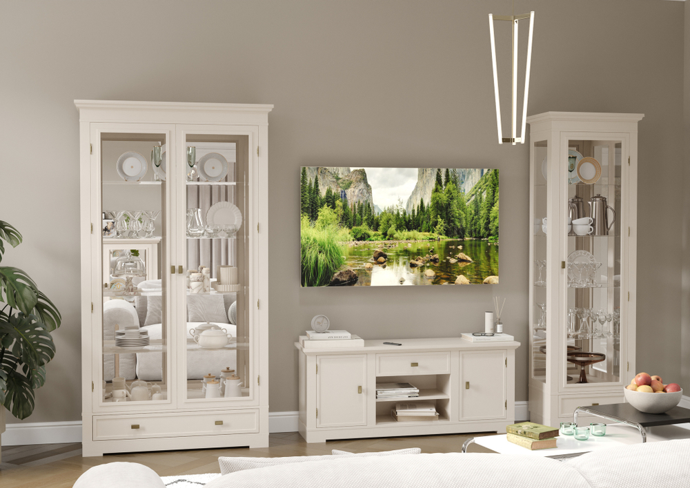 Витрина 2002 Слоновая кость Валенсия Левая