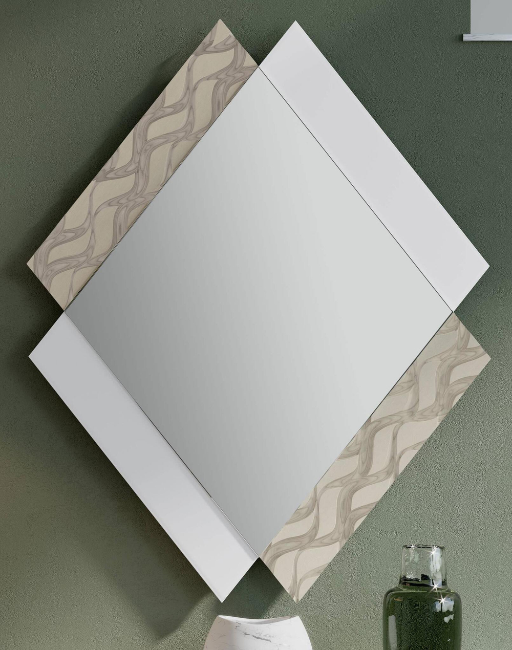 Зеркало Nora 3005.4 Blanco mate/Artico Disemobel