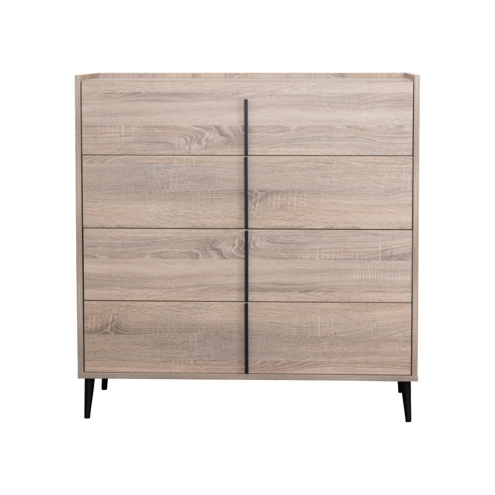 Комод на ножках Line 100 Roble/Antracita Koala Beds