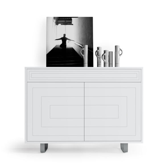 Узкая тумба Nora 3044.2 Blanco mate Disemobel