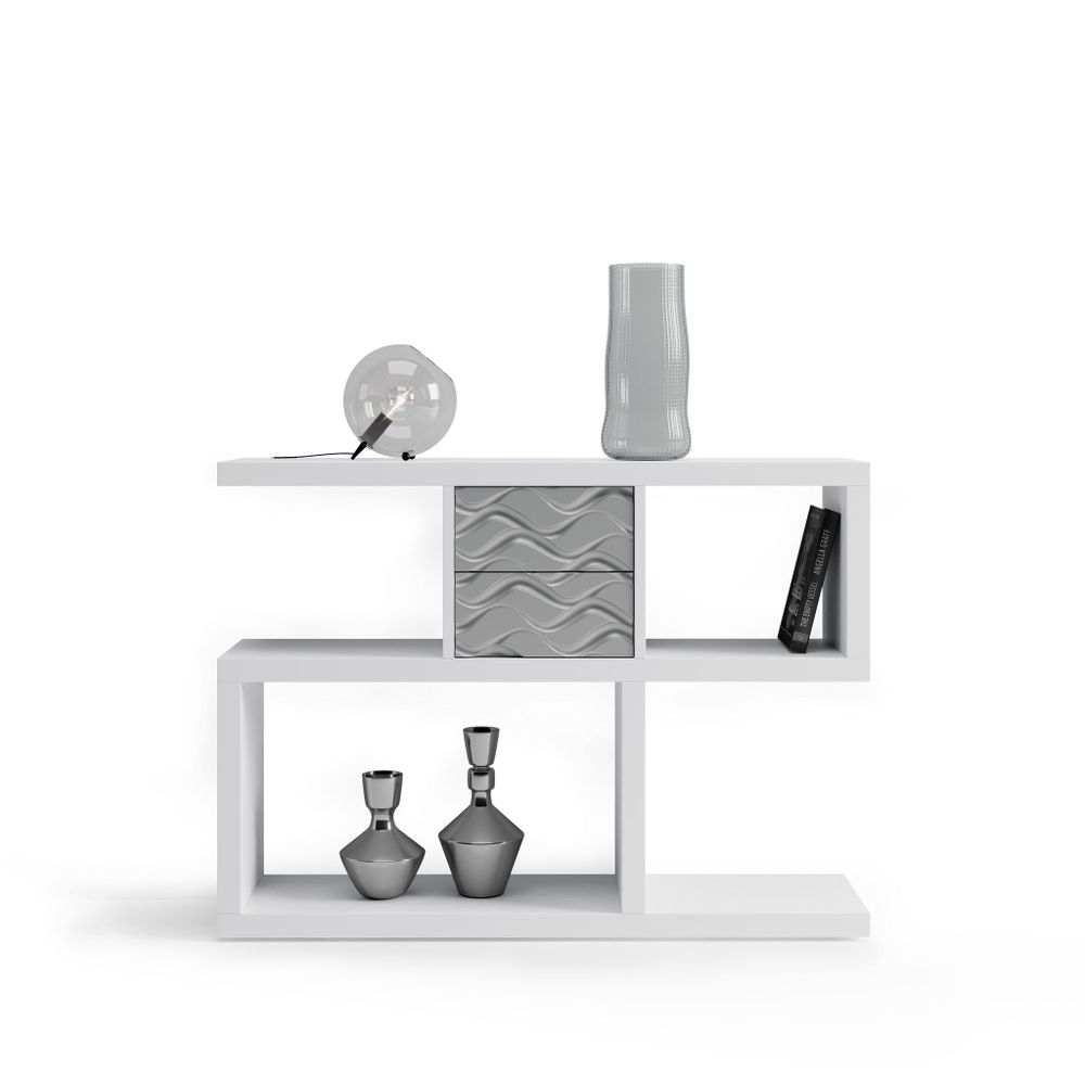 Консоль Nora 3020.4 Blanco/Plata Disemobel