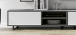 Тумба ТВ Nora 3018.7 Grafito/Blanco mate Disemobel