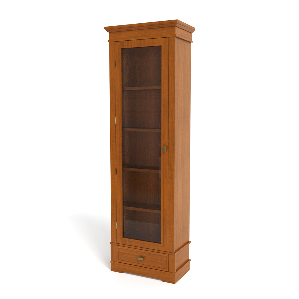 Книжный шкаф 2009 Вишня Валенсия Левый