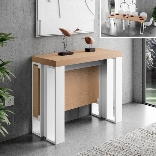 Консоль трансформер Kendra 4061 Roble Seda Disemobel