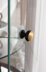 Витрина угловая 65 Nogal Claro IDC