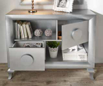 Узкая тумба Cloe 2038 Plata-10 Disemobel