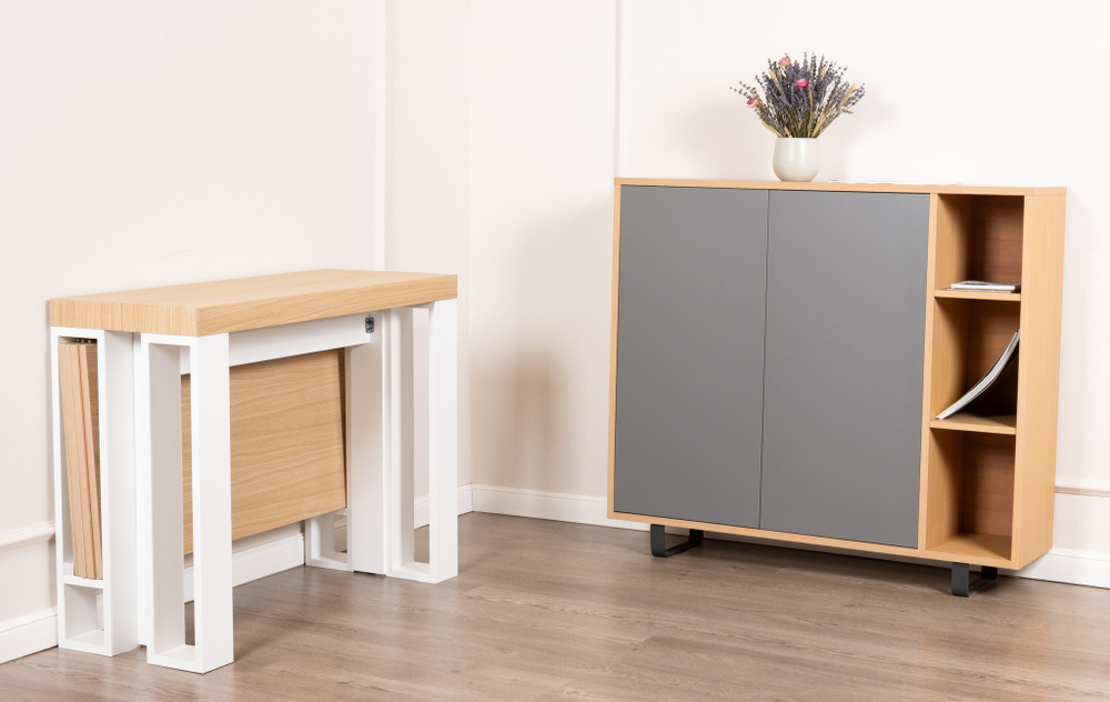 Обувница узкая Kendra 4056 Nordico/Plomo Disemobel