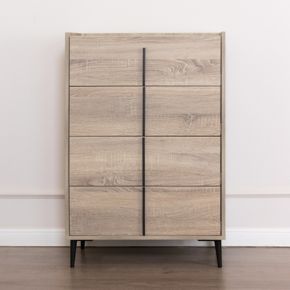 Комод на ножках Line 070 Roble/Antracita Koala Beds