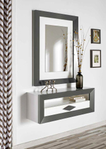 Консоль Cloe 2041 Grafito/Blanco Disemobel