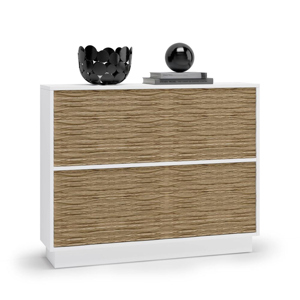 Обувница Nora 3051.5 Blanco/Nuez Disemobel
