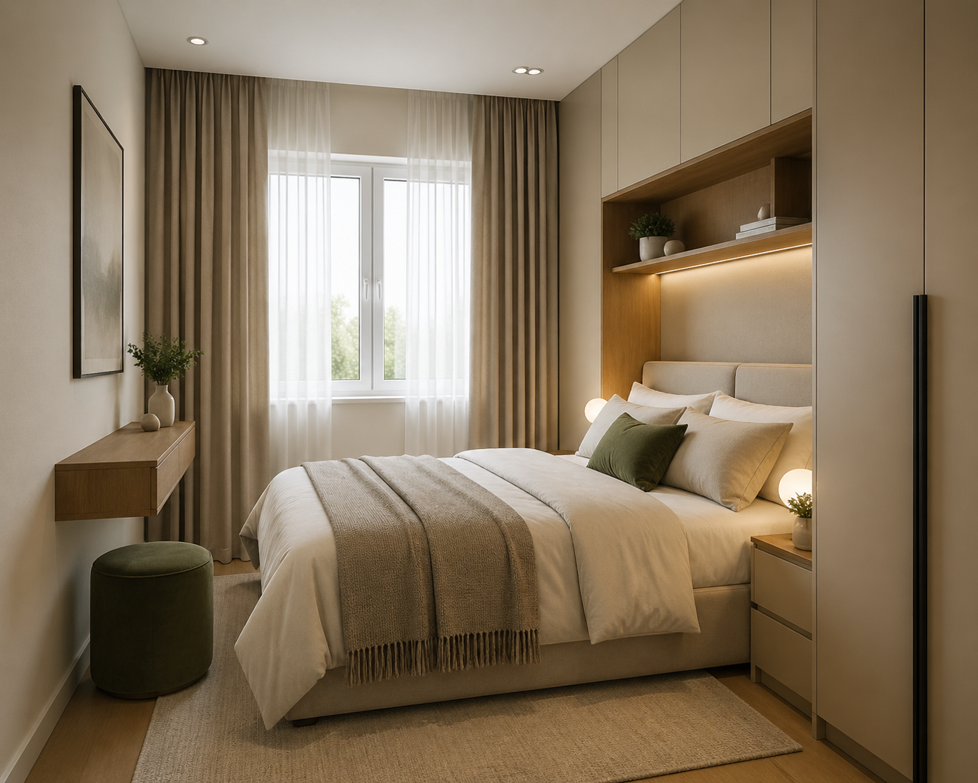 Как обустроить маленькую спальню: 5 советов и 6 главных правил