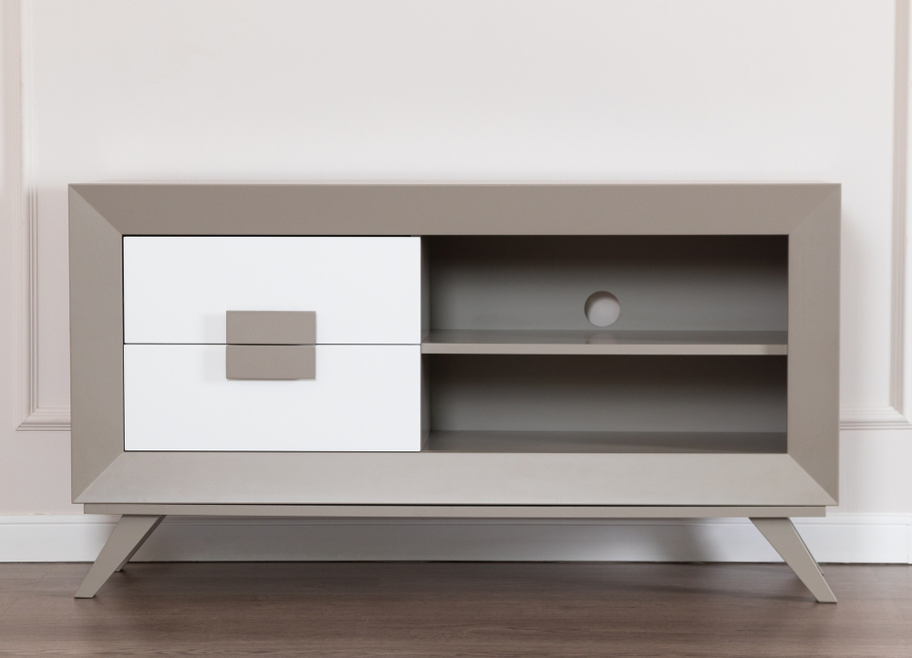 Тумба ТВ Cloe 2013 Moka/Blanco Disemobel