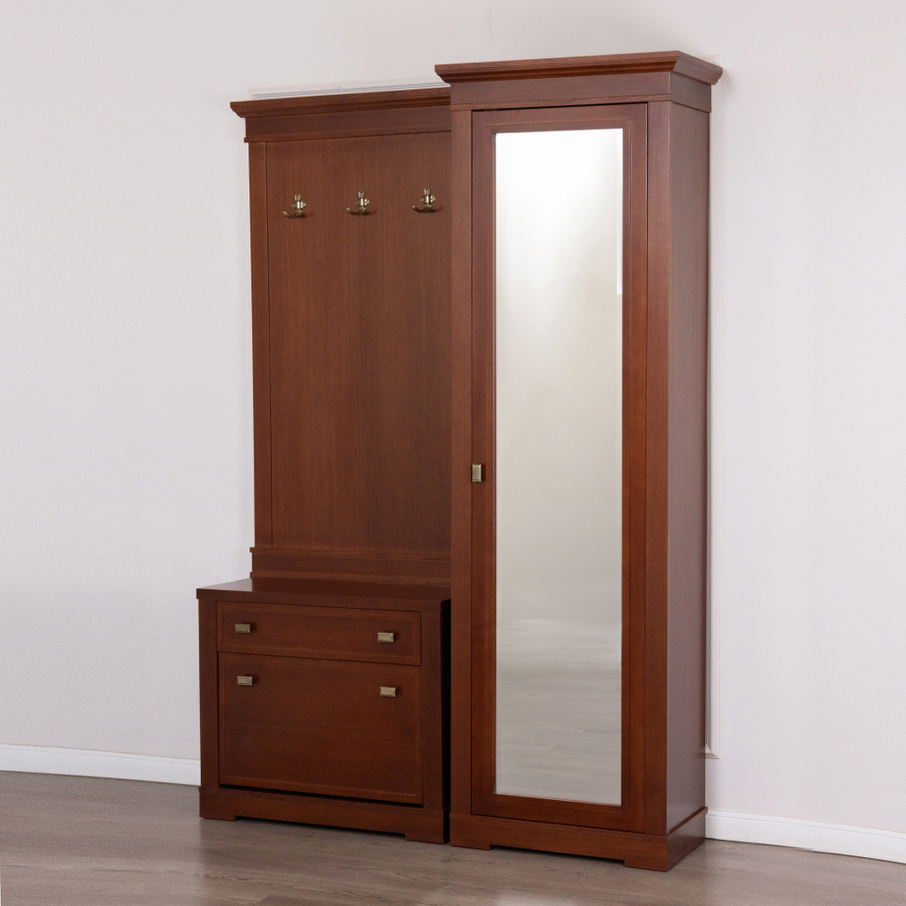 Шкаф в прихожую 2011 Орех Валенсия Правый