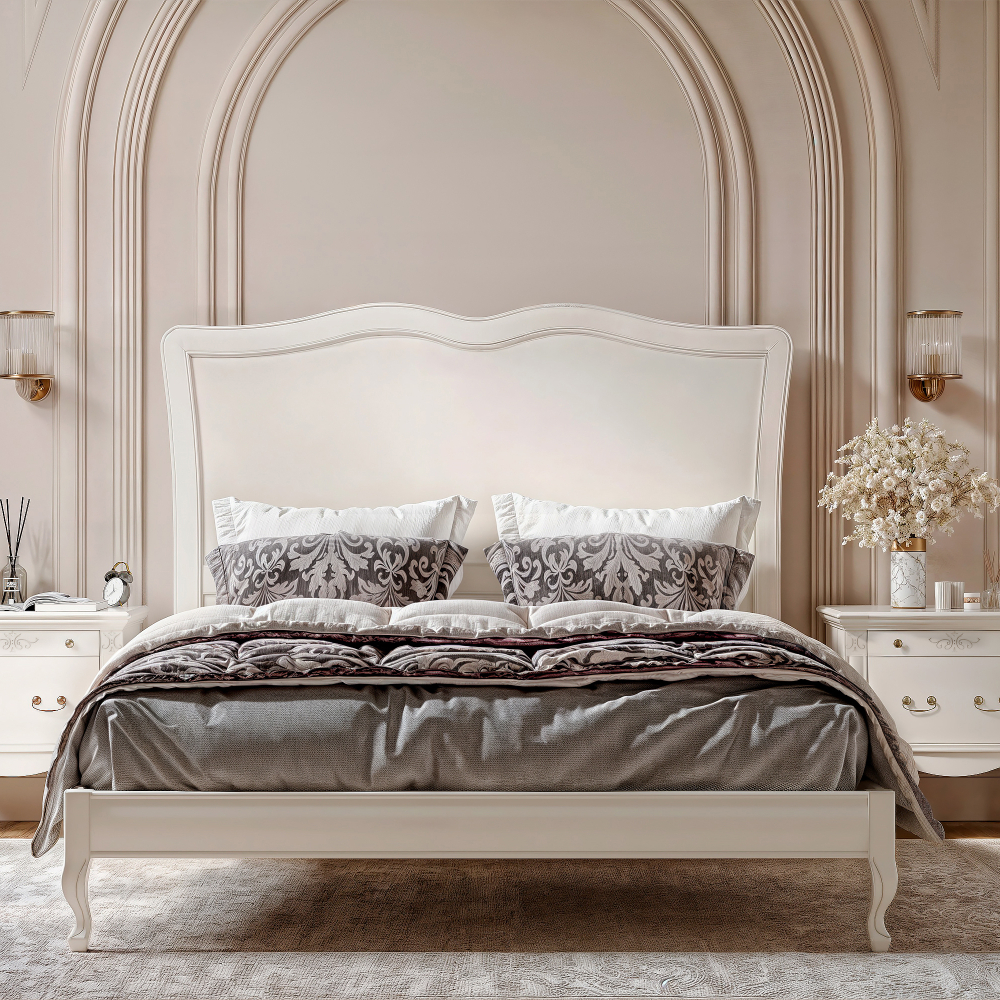 Кровать с основанием 160x200 Toledo-1 Marfil (K870.451.470.160)