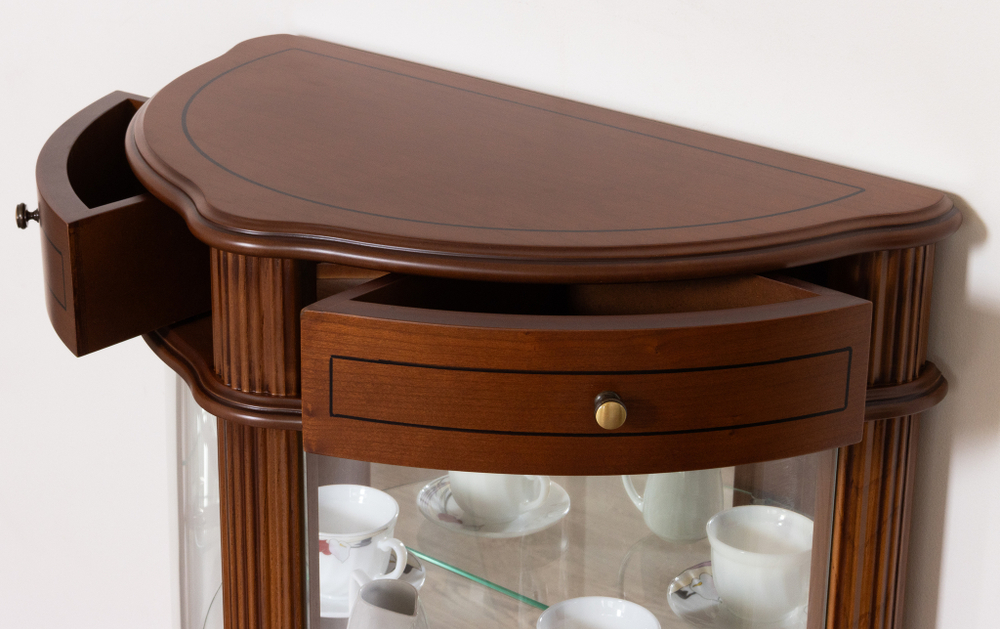 Витрина низкая 67 Nogal Claro IDC