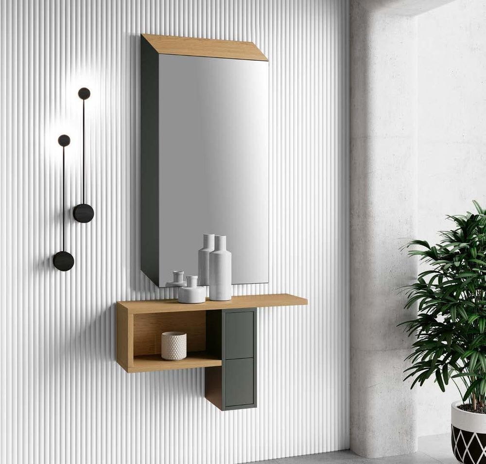Консоль Kendra 4058 Roble Nature/Grafito Disemobel