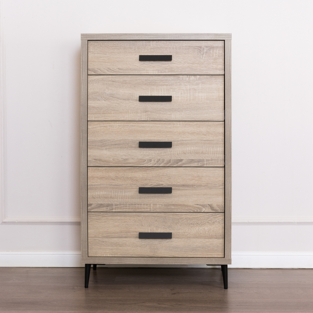 Комод на ножках Kubik 070 Roble/Antracita Koala Beds