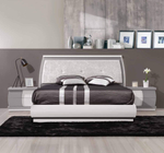 Кровать FLY 739 Cinza claro/Branco IDC