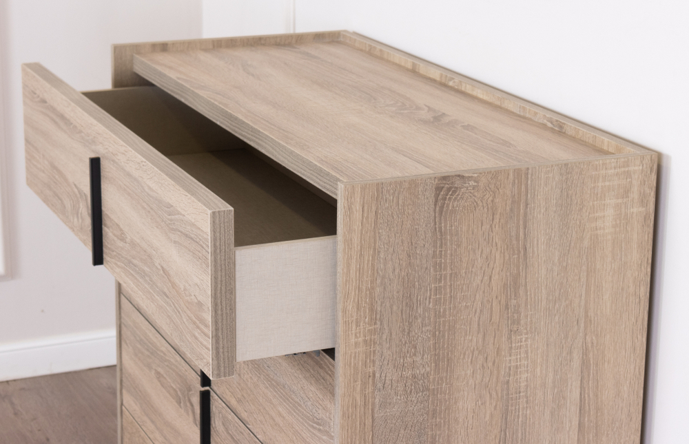 Комод на ножках Line 100 Roble/Antracita Koala Beds