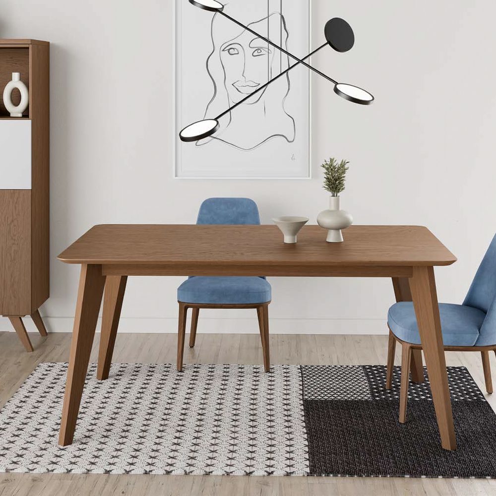 Обеденный стол Kendra 4091 Roble Nature/Negro Disemobel
