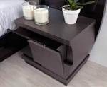 Прикроватная тумба FLY 744 Cinza/Preto IDC