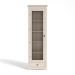 Книжный шкаф 2009 Слоновая кость Валенсия Левый