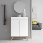 Тумба Kendra 4075 Artico/Nieve Disemobel