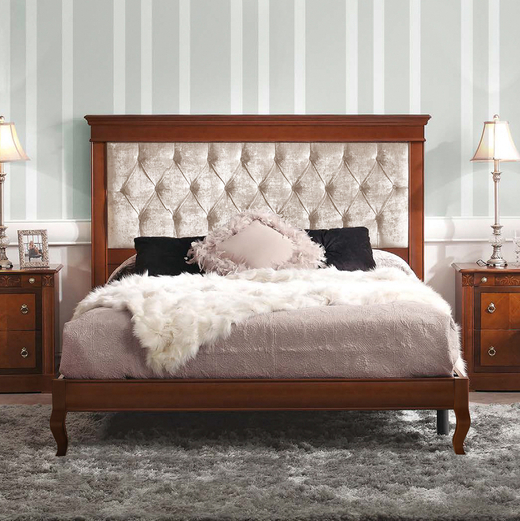 Кровать с основанием 811.450.BL.160 160х200 Nogal/Fiesole 3 Panamar