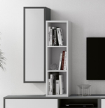 Полка Nora 3066.7 Grafito/Blanco mate Disemobel