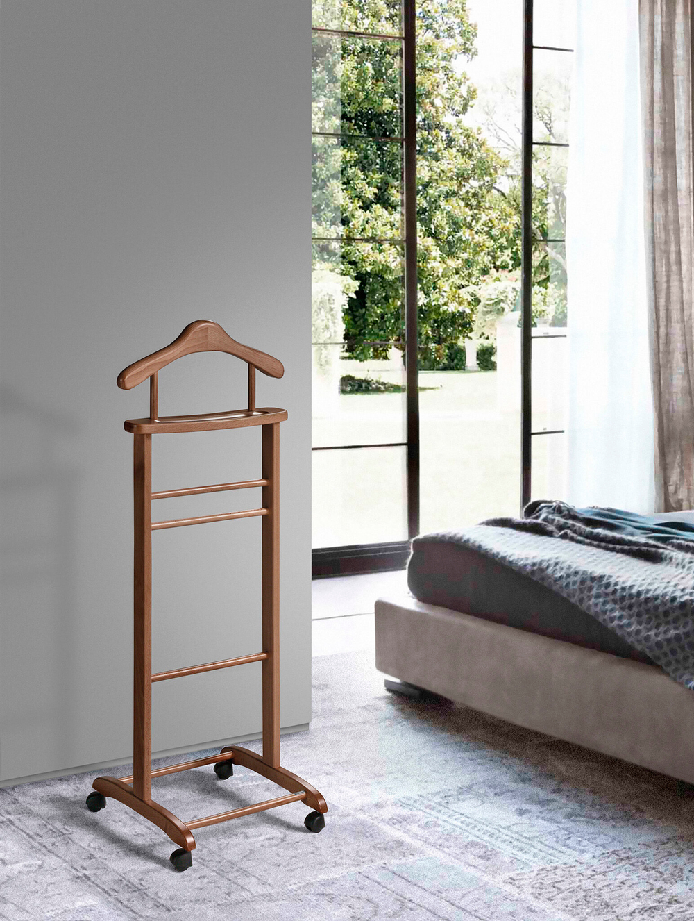 Вешалка костюмная напольная 350 Nogal Herdasa