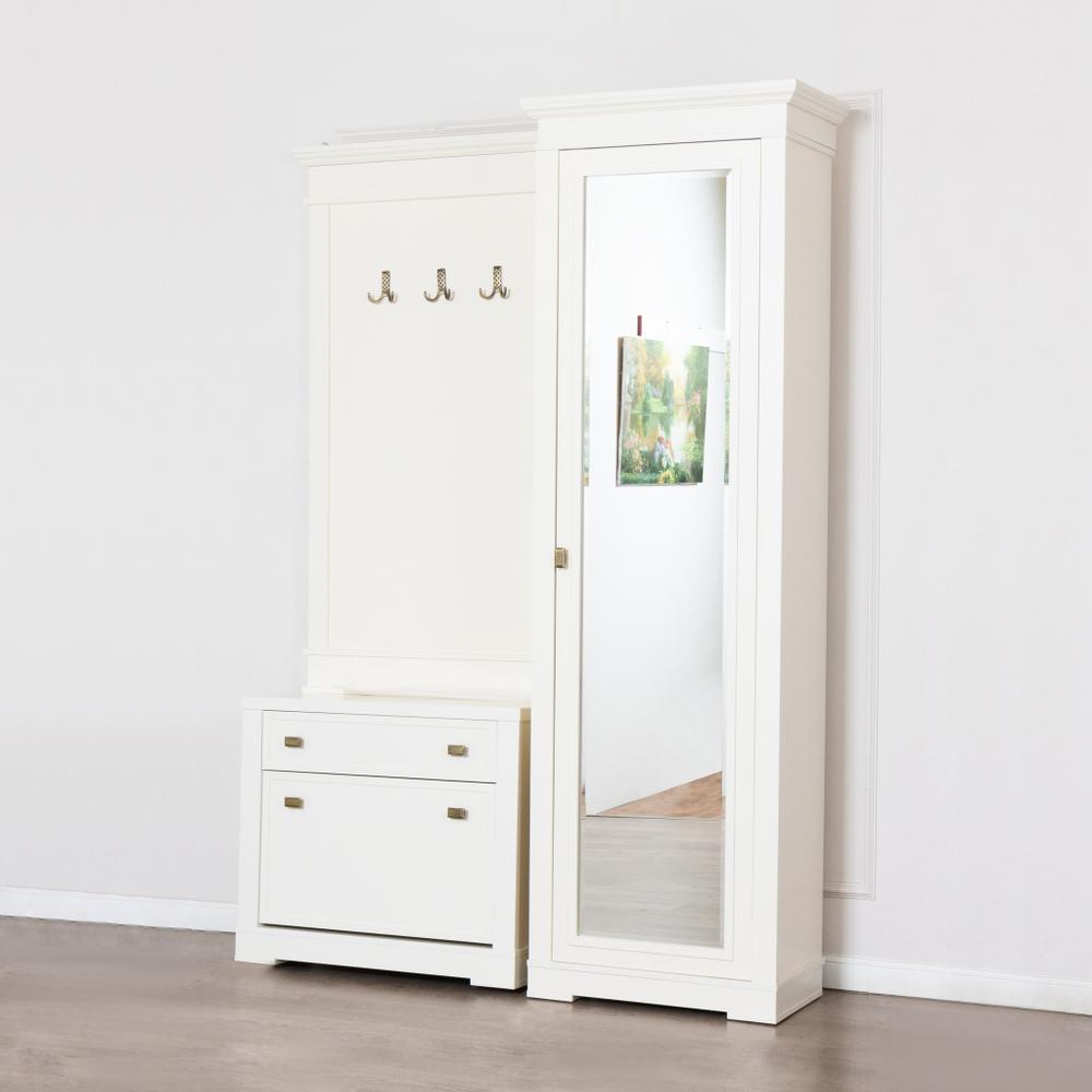 Обувница 2050 Слоновая кость Валенсия