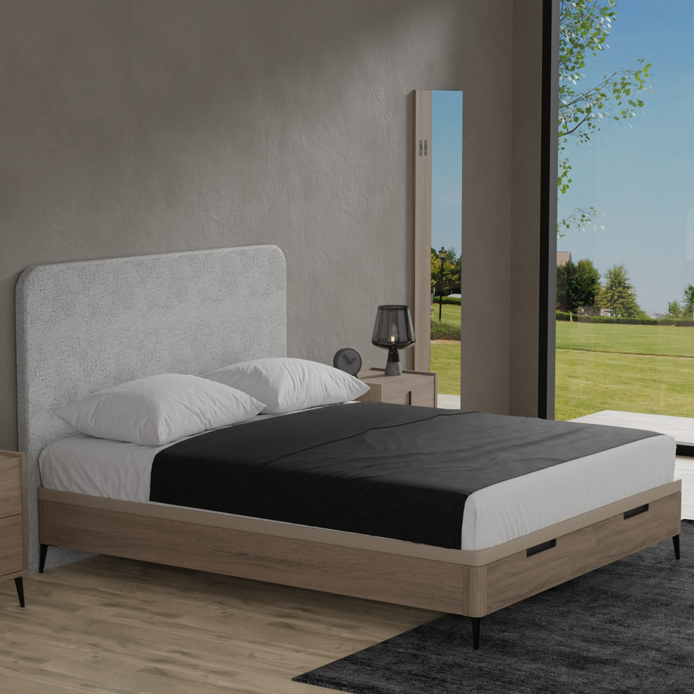 Кровать Nice/Dreams 160*200 Roble Contorno/Rino 93 Serie 1- Koala Beds