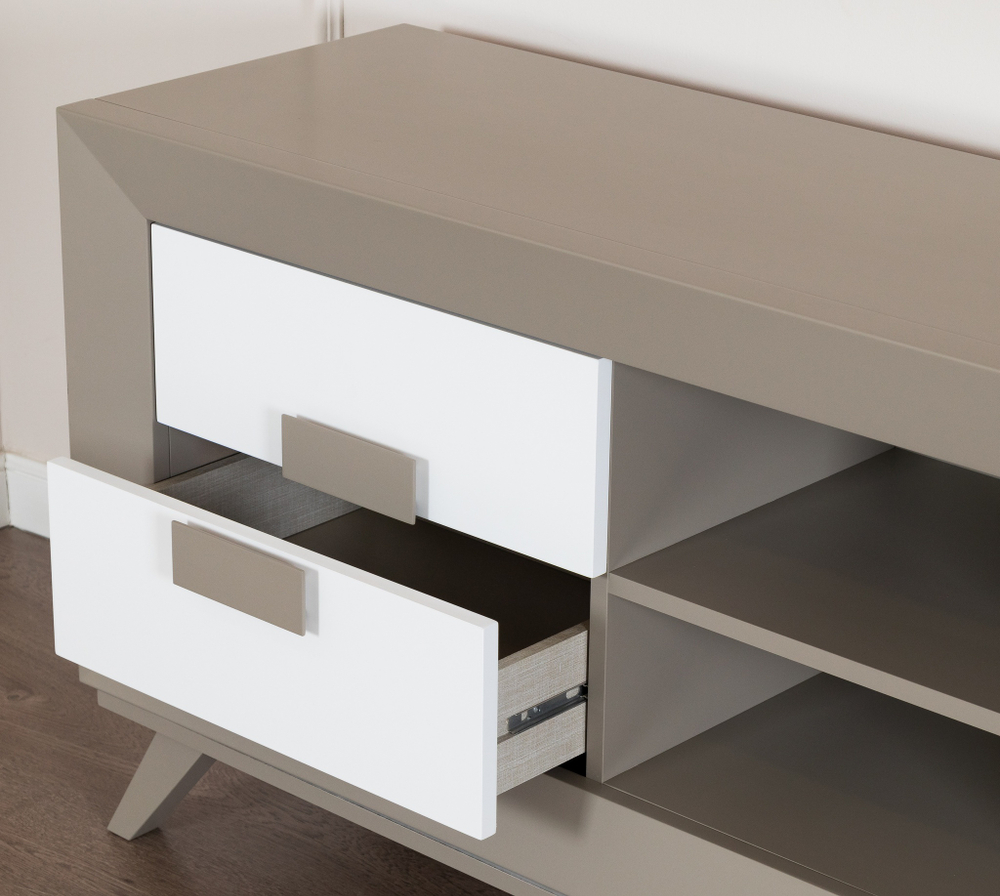 Тумба ТВ Cloe 2013 Moka/Blanco Disemobel