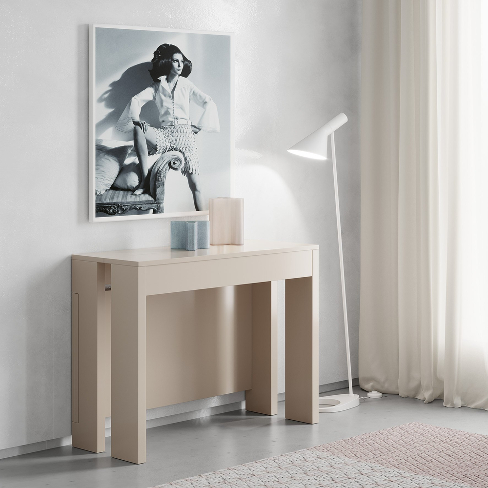 Консоль трансформер в обеденный стол Nora 3072 Almendra Disemobel