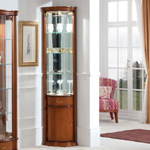 Угловая витрина 928 Nogal-5 Classic Левая