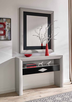 Зеркало Cloe 2046 Piedra mate/Negro Disemobel