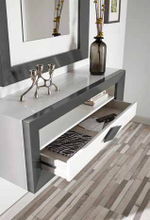 Консоль Cloe 2041 Grafito/Blanco Disemobel